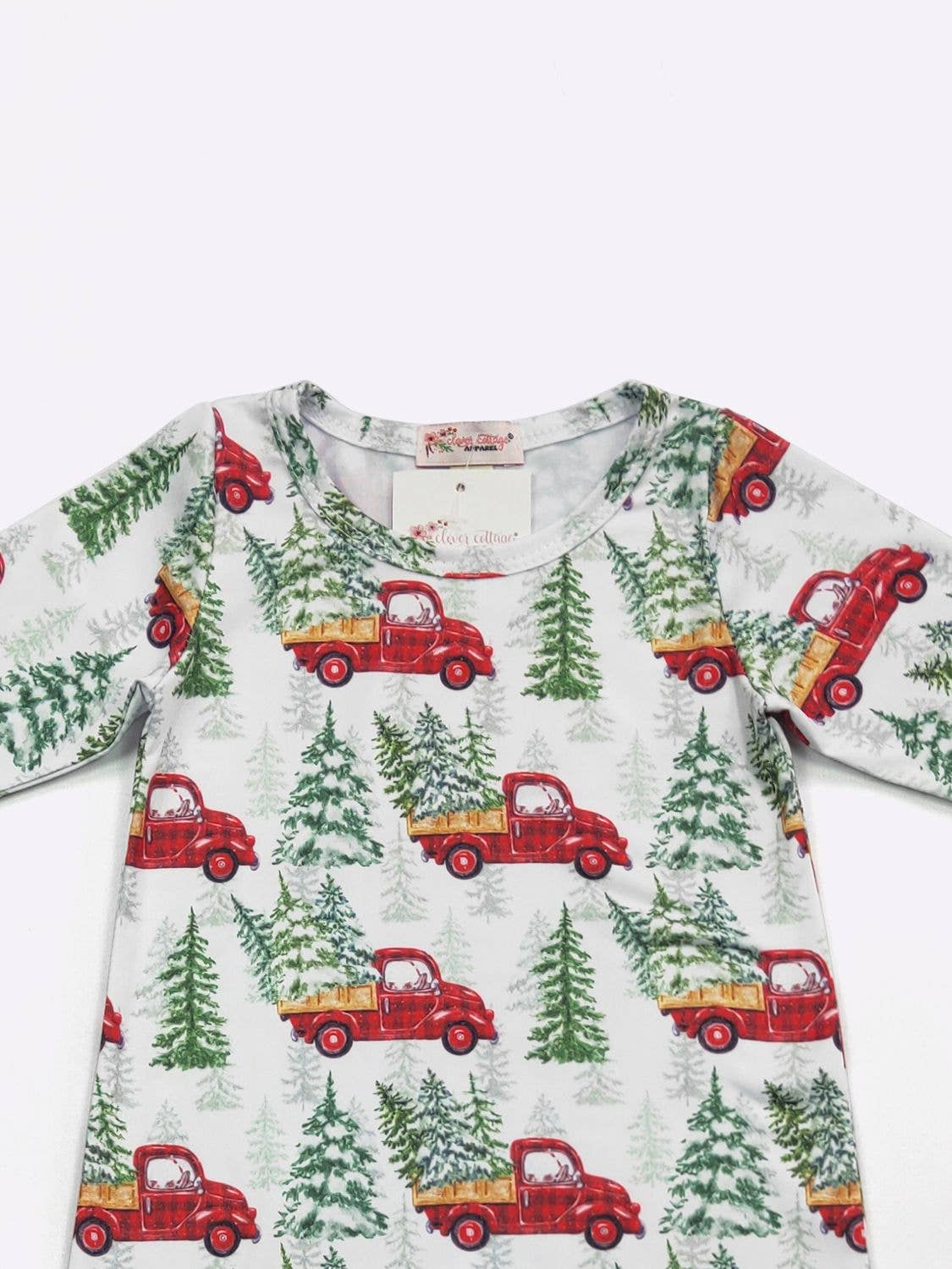 Hauling Holiday Cheer Baby Romper