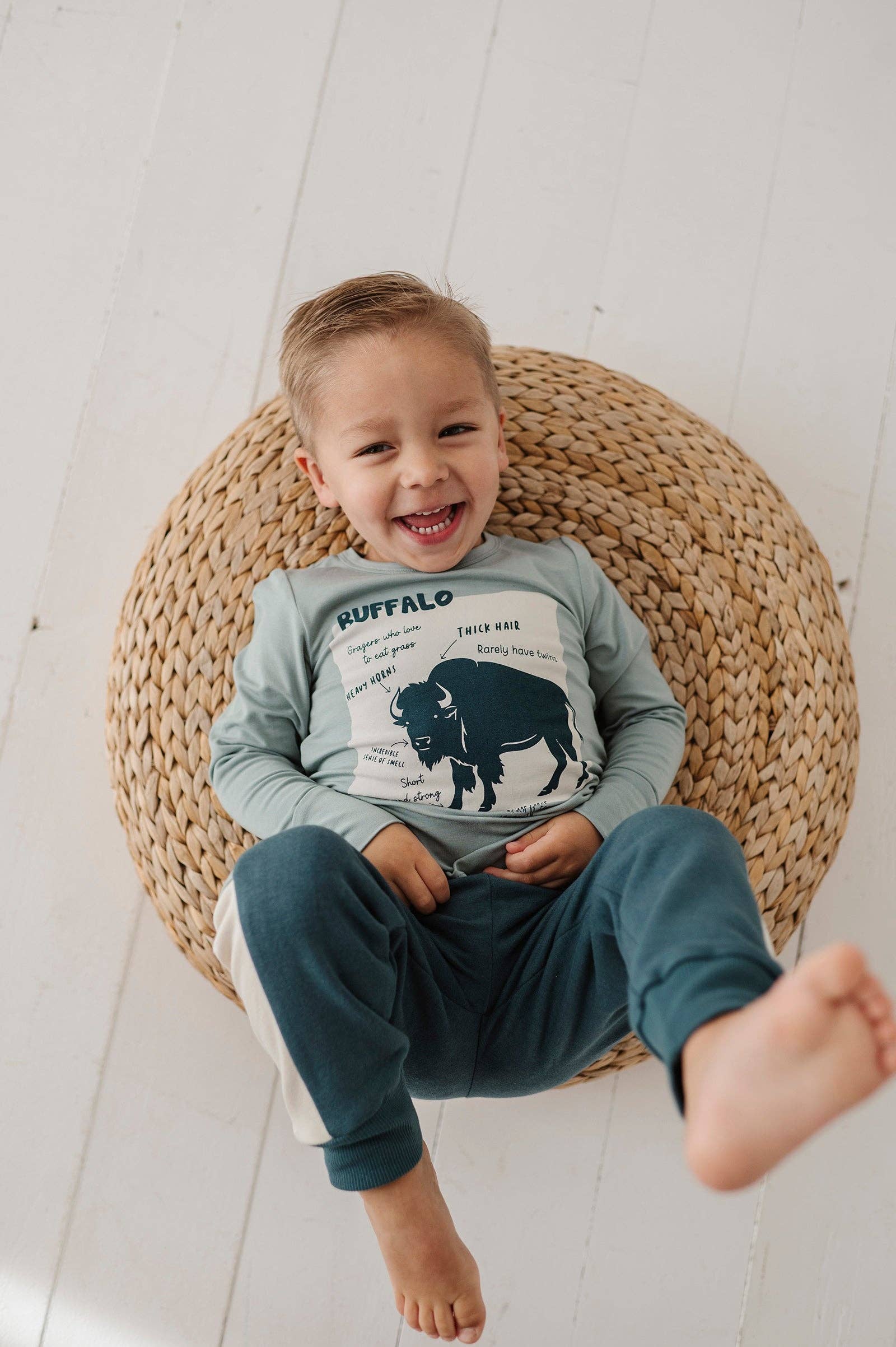 Boy's Long Sleeve Tee Bamboo Baby/Kids Clothing Fall 2025