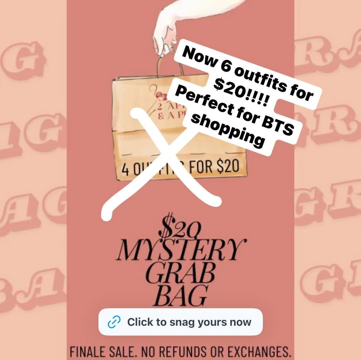 $20 Mystery Bag Sale-Final Sale