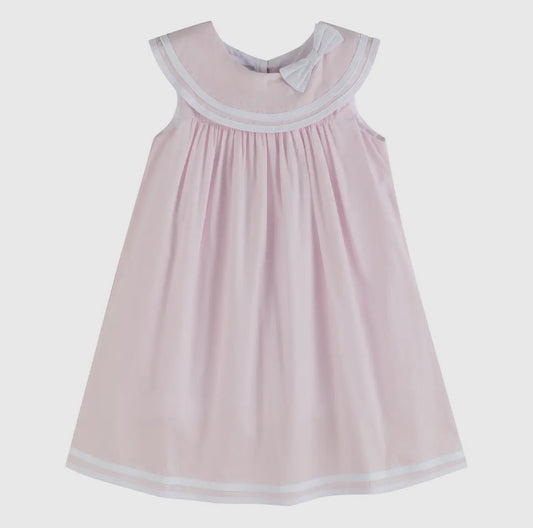 Pink Swing Dress with Bow