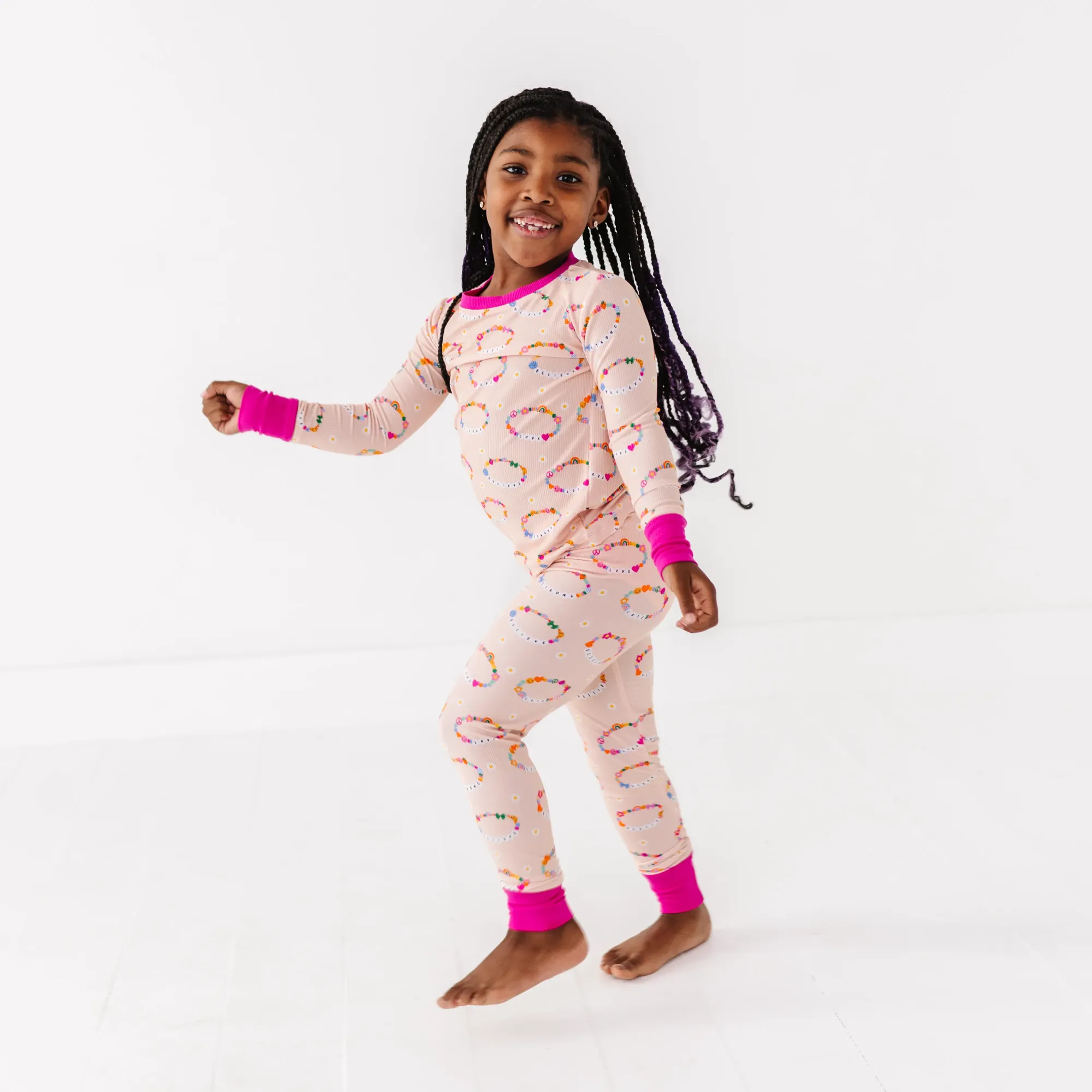 In My Bestie Era Bamboo Ribbed Toddler/Big Kid Pajamas