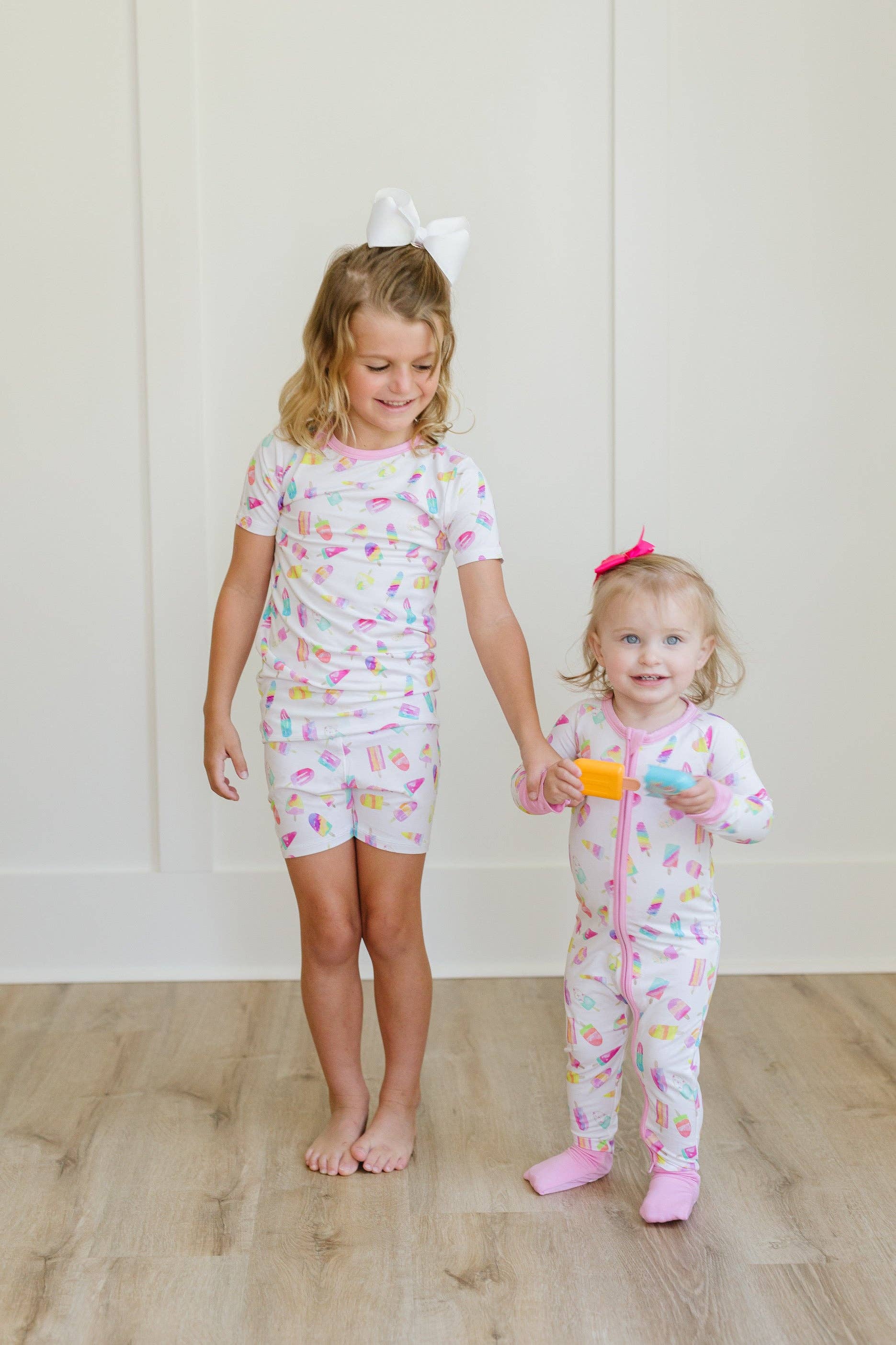 Popsicle Two Piece Bamboo Pajama Short Set