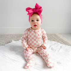 Saylor RUFFLE ZIP Bamboo Baby Pajama Sleepies Little