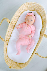 Bamboo Top & Bottom Baby Outfit - Pink