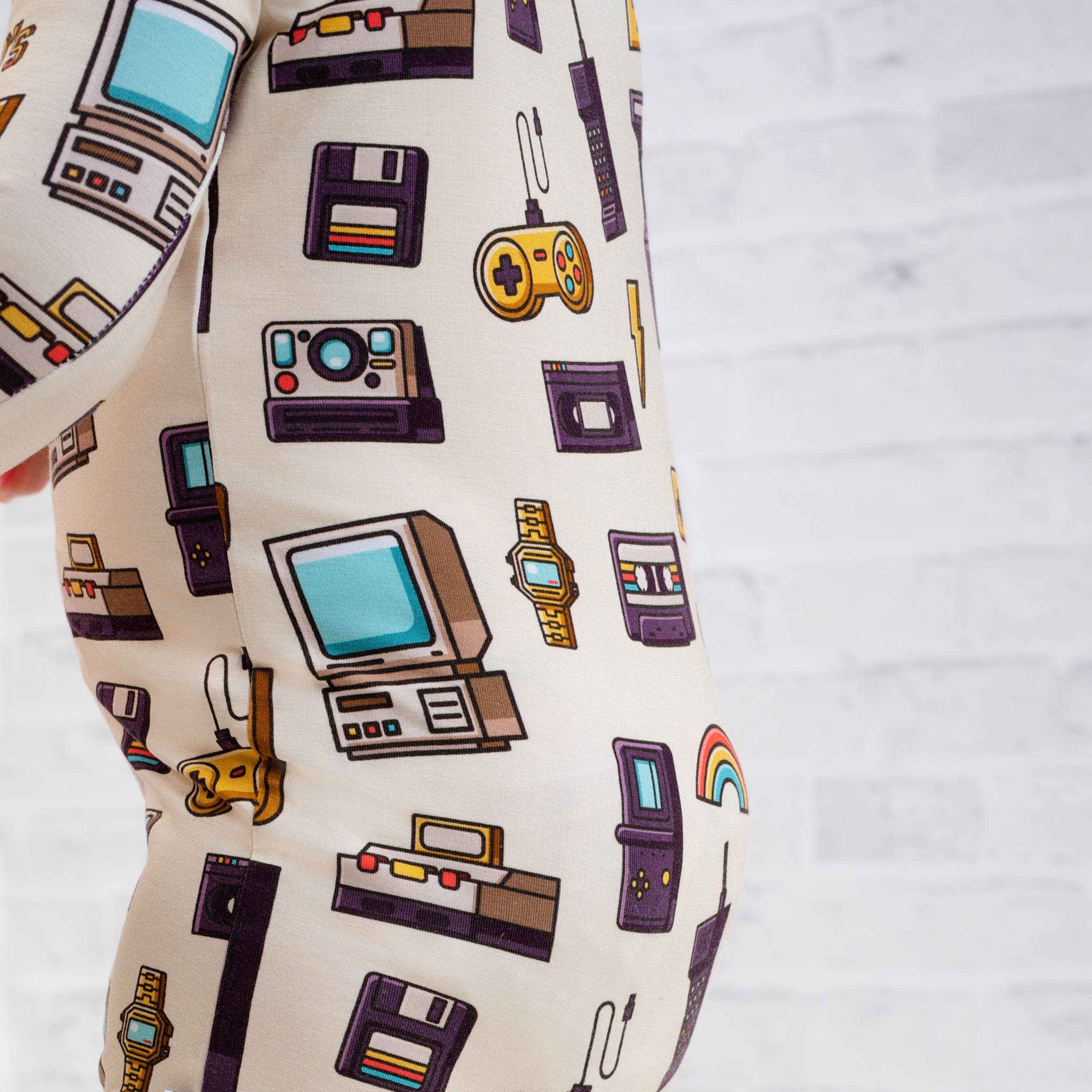 90's Retro Romper Bamboo