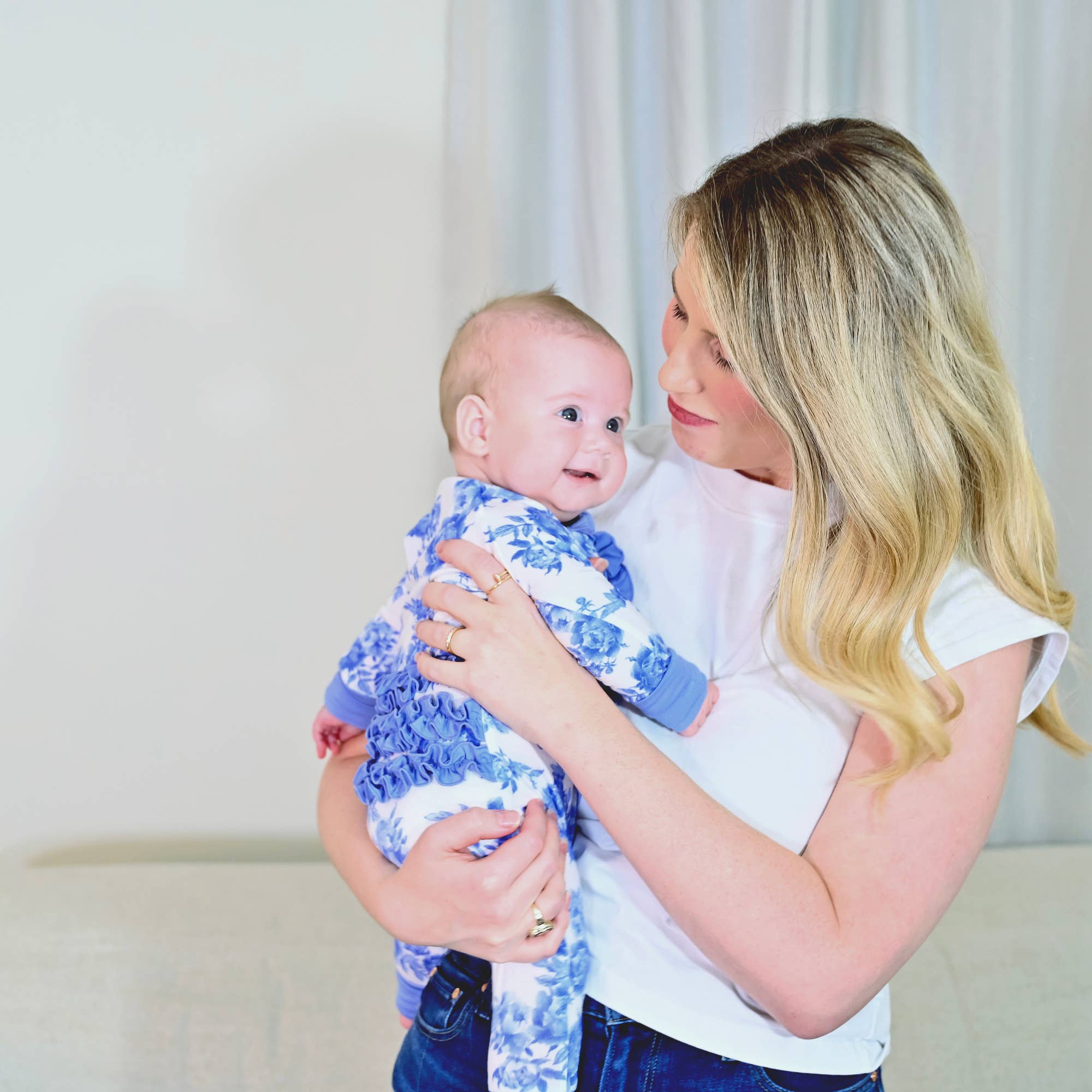 A Peony For Your Thoughts Baby Bamboo Pajamas