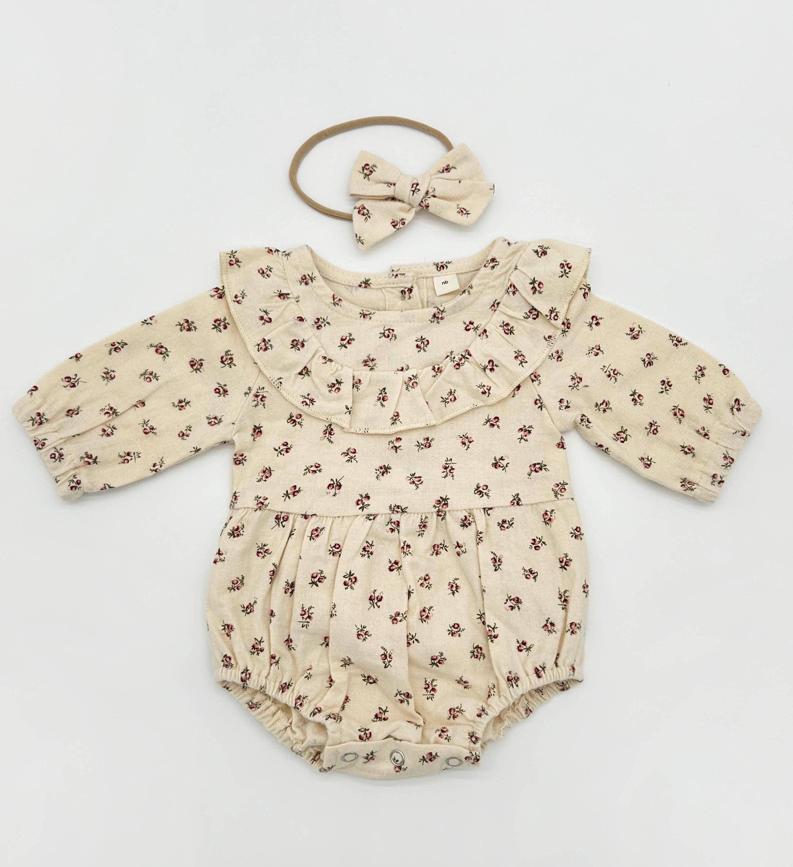 Charlotte Peppermint Romper Set