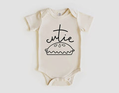 Cutie Pie Thanksgiving Onesie Boy or Girl