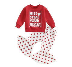 Miss Steal Your Heart Bell Set- Girl 2PC