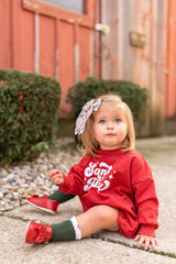 Santa Baby Christmas Sweatshirt Romper Baby Toddler Clothes
