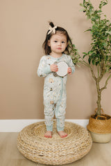 Sweet As Can Bee Bamboo Zippy Romper Baby Pajamas Spring PJs