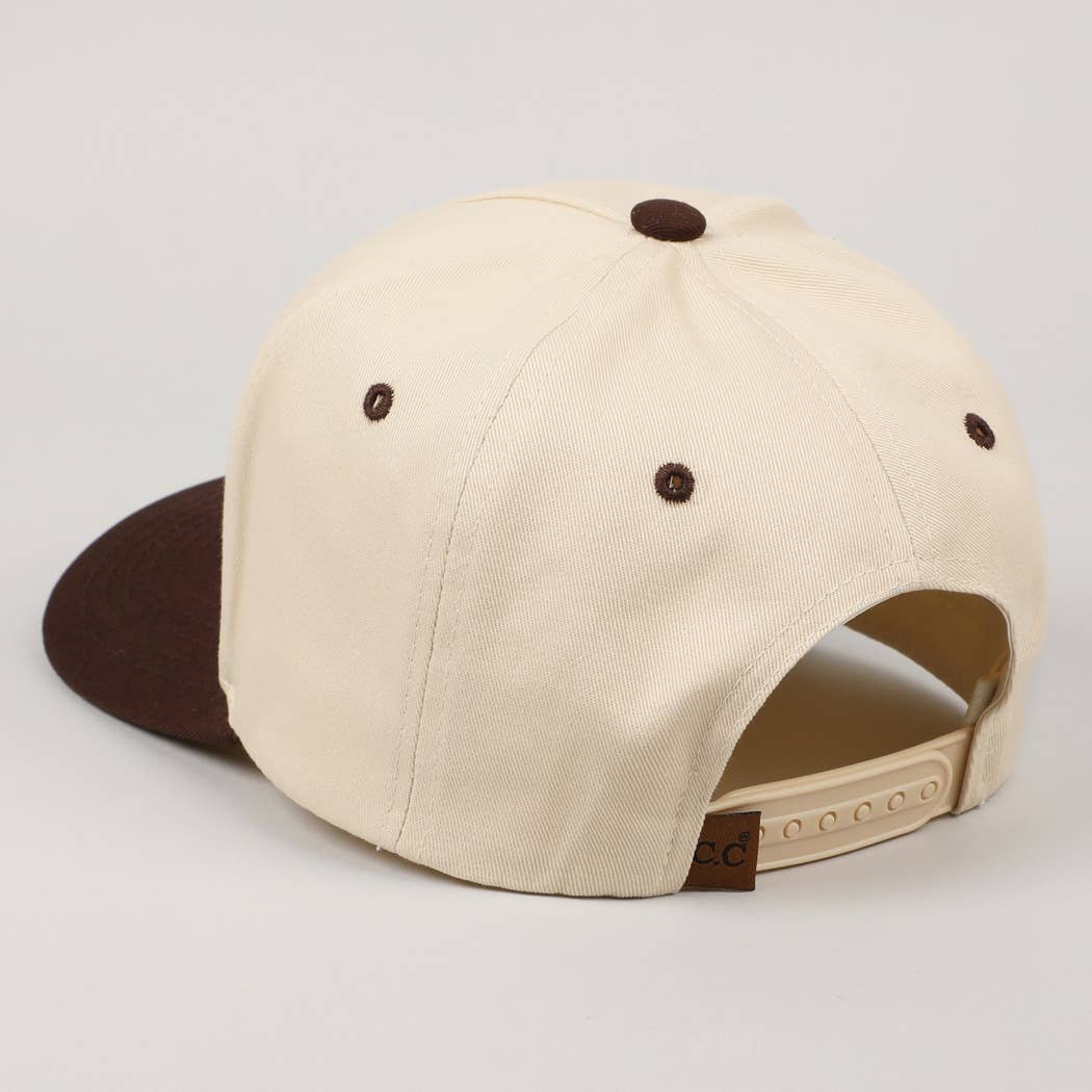FATHER Upside Down Embroidery Two-Tone Cap