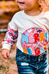 Merry and Bright Romper Long Sleeve-Girl