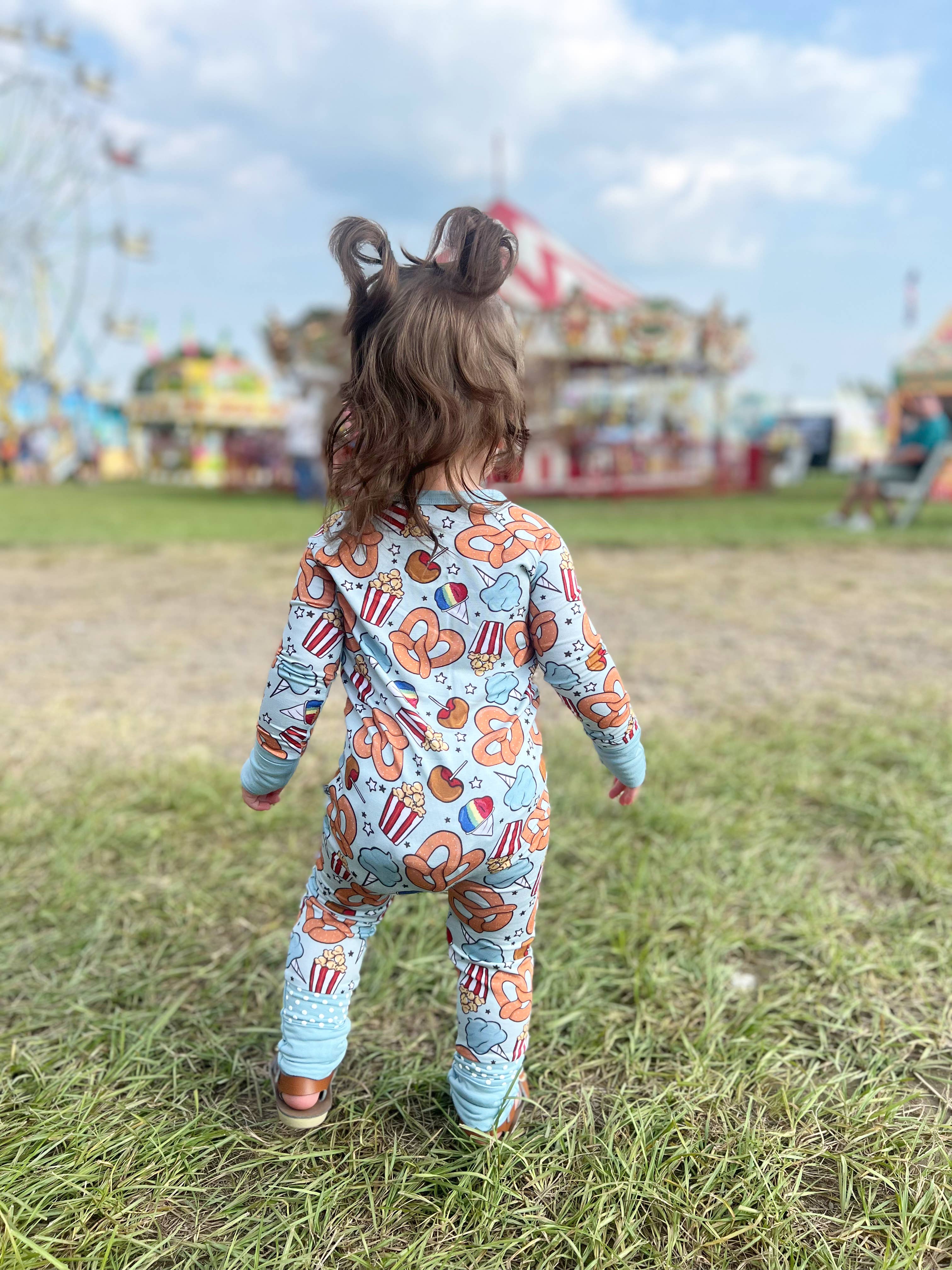 Carnival Time Bamboo Zip Romper