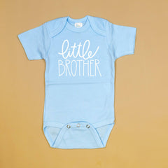 Little Brother | Pastel Blue Onesie