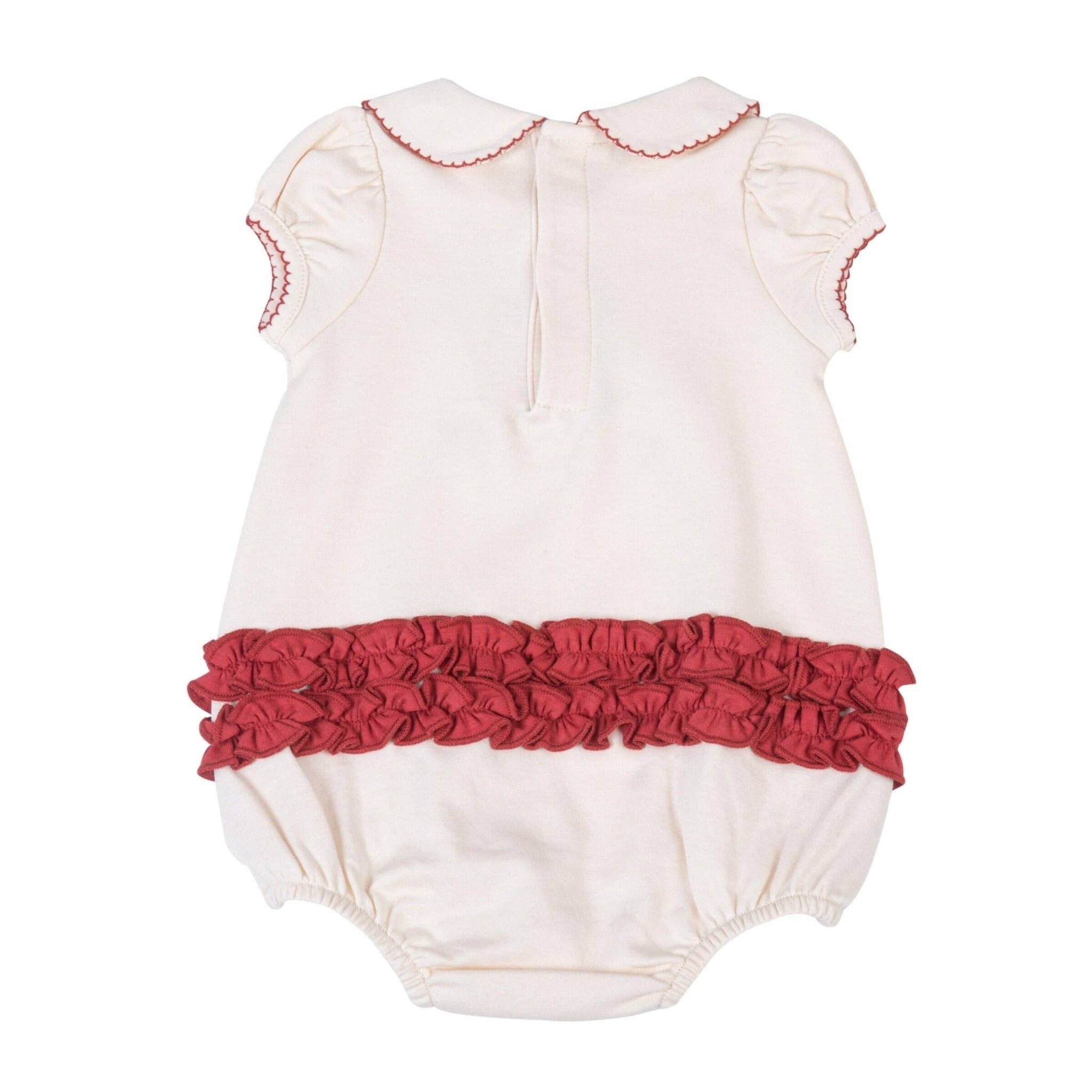 Giving Thanks Collared Short Sleeve Girl Bubble