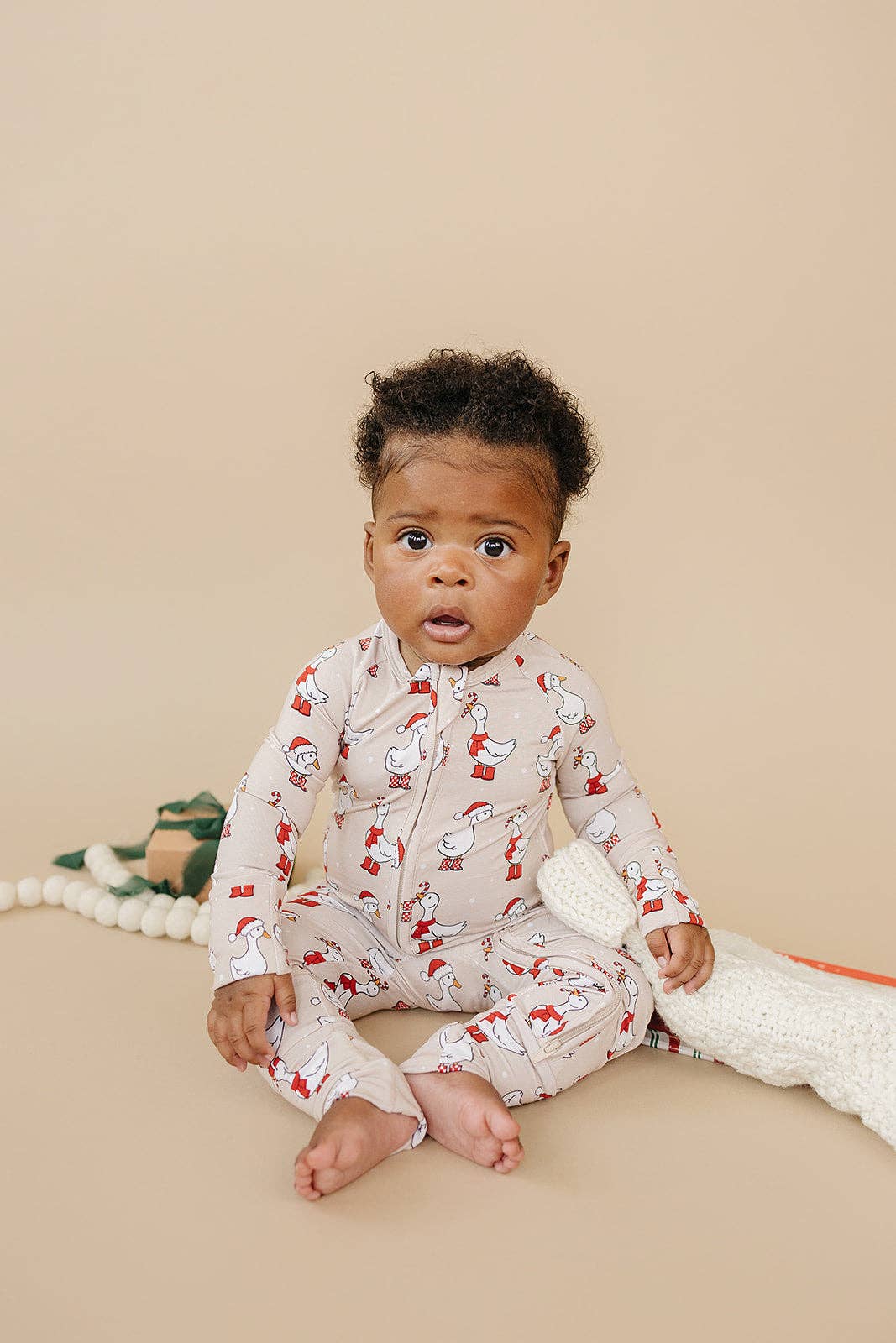 Bamboo Zip Romper | Merry Goose