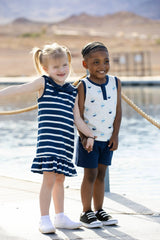 100% Organic Sailor Dress_Sailor Stripes