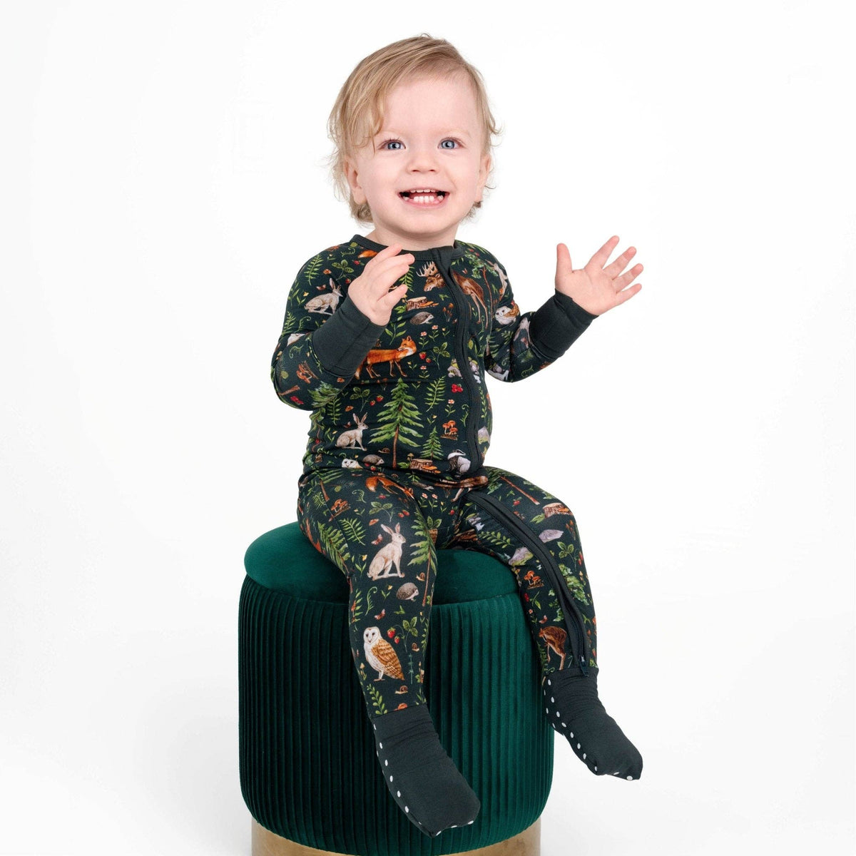 Wood You Be My Friend Romper, bamboo baby romper.