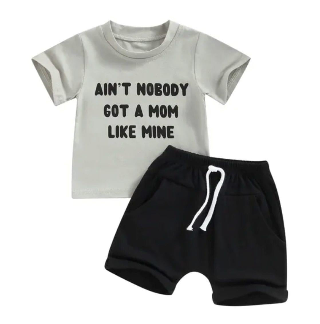 Mom Like Mine Boy 2PC Shorts Set