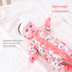 Pretty in peony Baby Girl Bamboo Pajamas