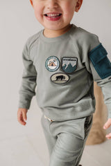 Boy's Raglan Sweatshirt Bamboo/Cotton Baby/Kid Clothing Fall