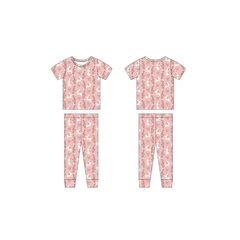 Easter Cottage Bunny | Bamboo Two Piece Pajamas