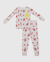 Christmas Bamboo Kids 2PC Set-Bows & Candy Cane