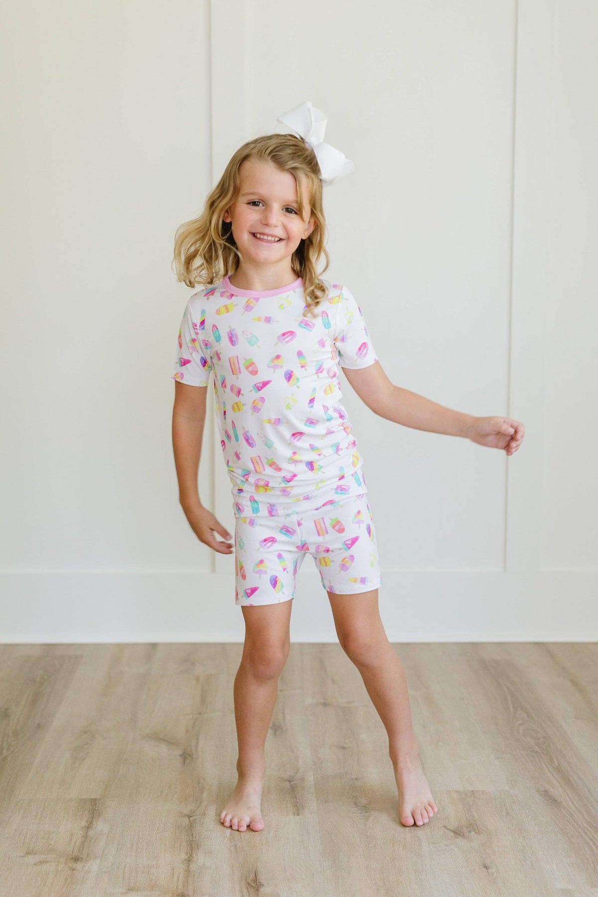 Popsicle Two Piece Bamboo Pajama Short Set