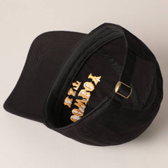 Cowboy Hat Text Embroidered Baseball Cap