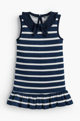 100% Organic Sailor Dress_Sailor Stripes