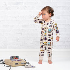 90's Retro Romper Bamboo
