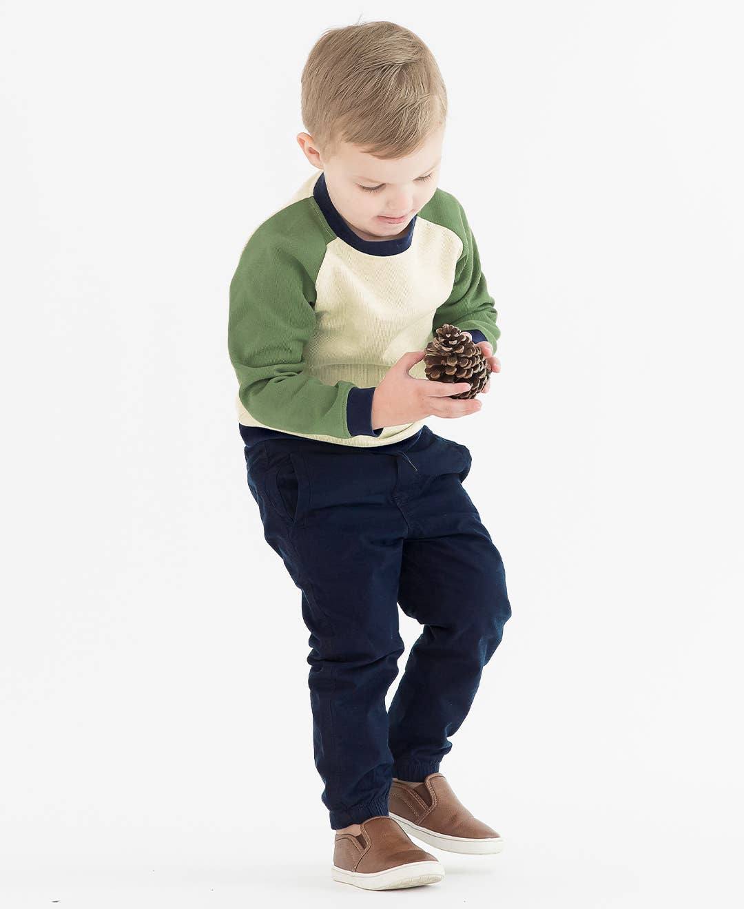 Boys Dark Navy Jogger Pants