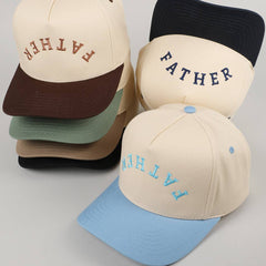 FATHER Upside Down Embroidery Two-Tone Cap