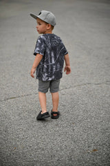 Toddler Camo Tee in Charcoal