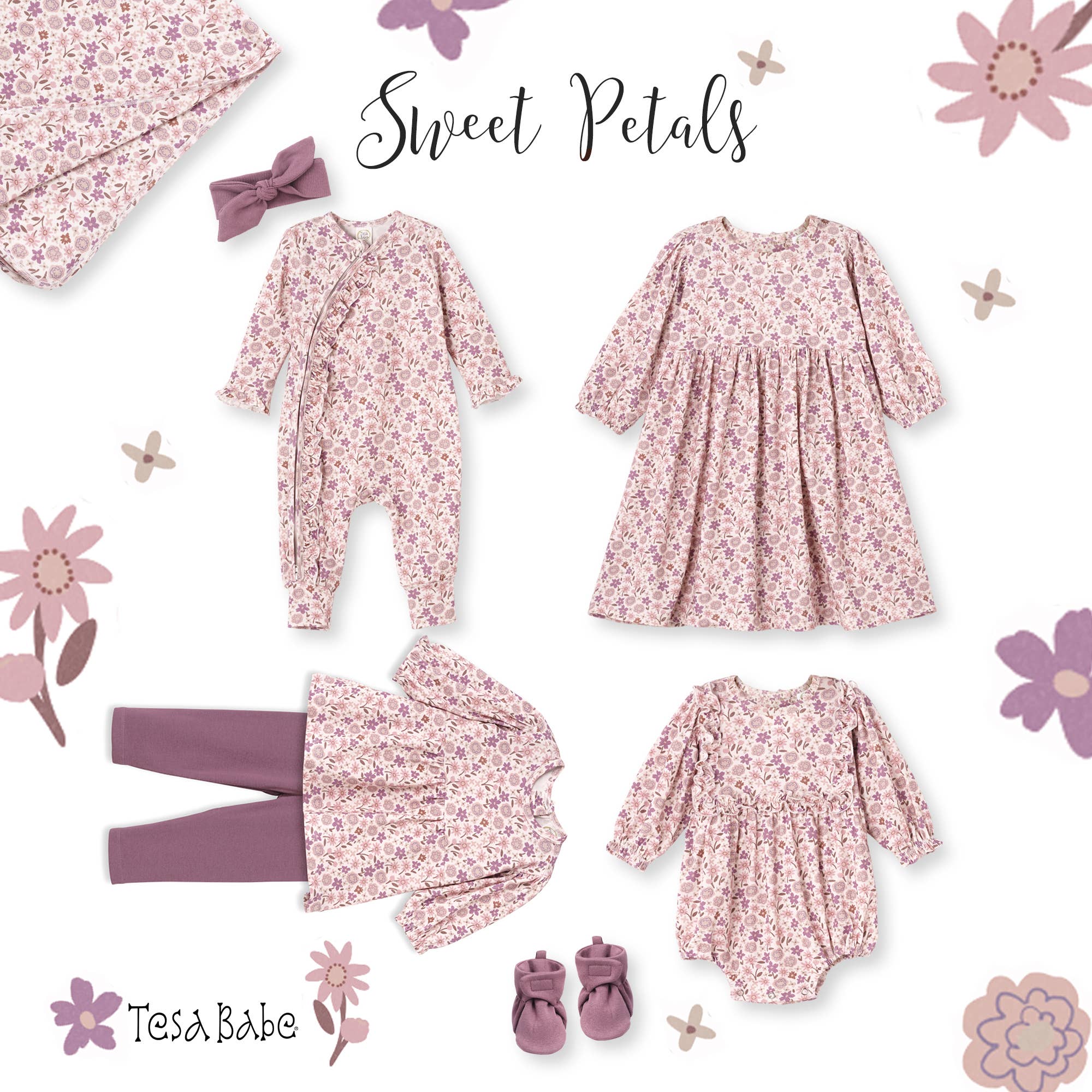 Girls' Bamboo Floral Dress – Soft, Stylish Everyday Wear