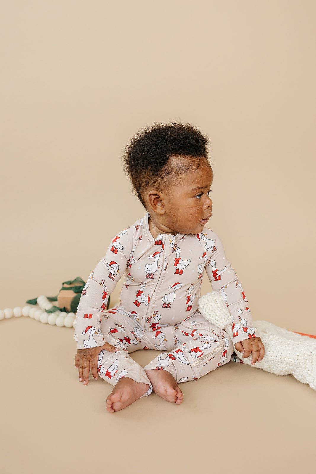 Bamboo Zip Romper | Merry Goose