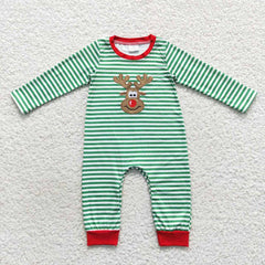 Baby Boys Christmas Deer Rompers