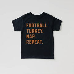 Football Turkey Nap Thanksgiving T-Shirt Toddler / Youth