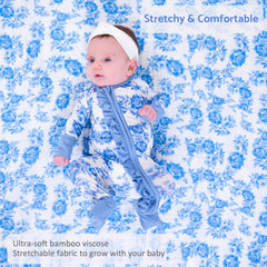A Peony For Your Thoughts Baby Bamboo Pajamas