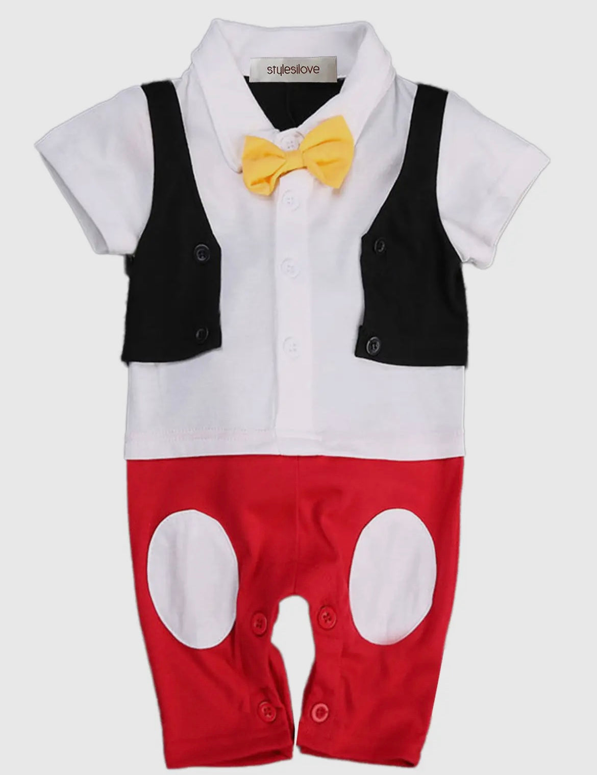 Bowtie Cartoon Cotton Baby