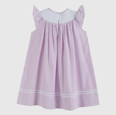 Purple Fairy Smocked Bishop Dress