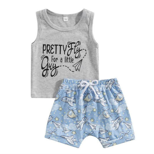 Pretty Fly For a Little Guy 2PC Set Boy
