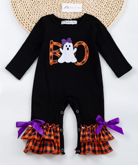 Boo Romper-Girls Halloween