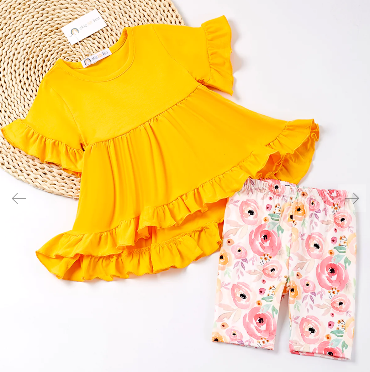 Bright and Sunny Outfit- Girls 2PC