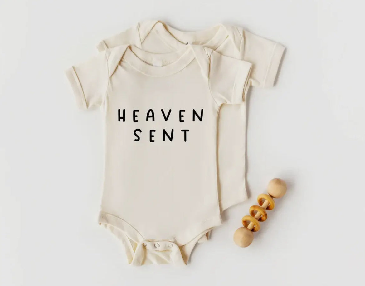 Heaven Sent Baby Bodysuit-Gender Neutral