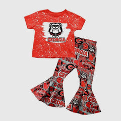 GA Red College 2PC Bell Set Girl