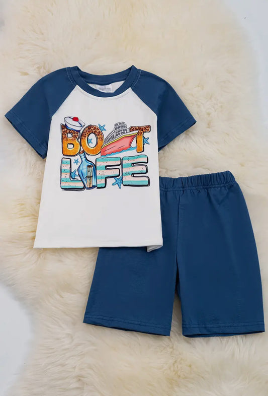 Boat Life S/S 2PC Short Set-Boy
