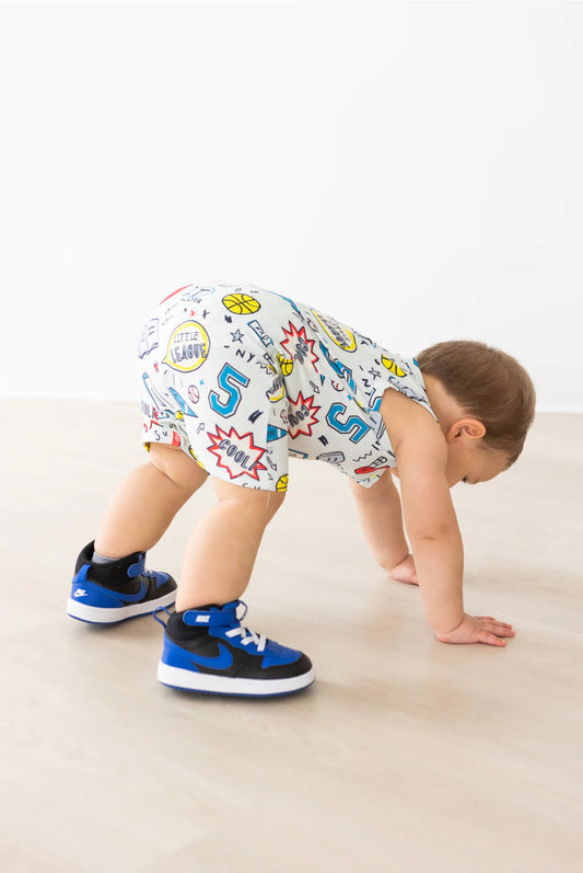 Team Player Shorty One-Piece Boy Romper
