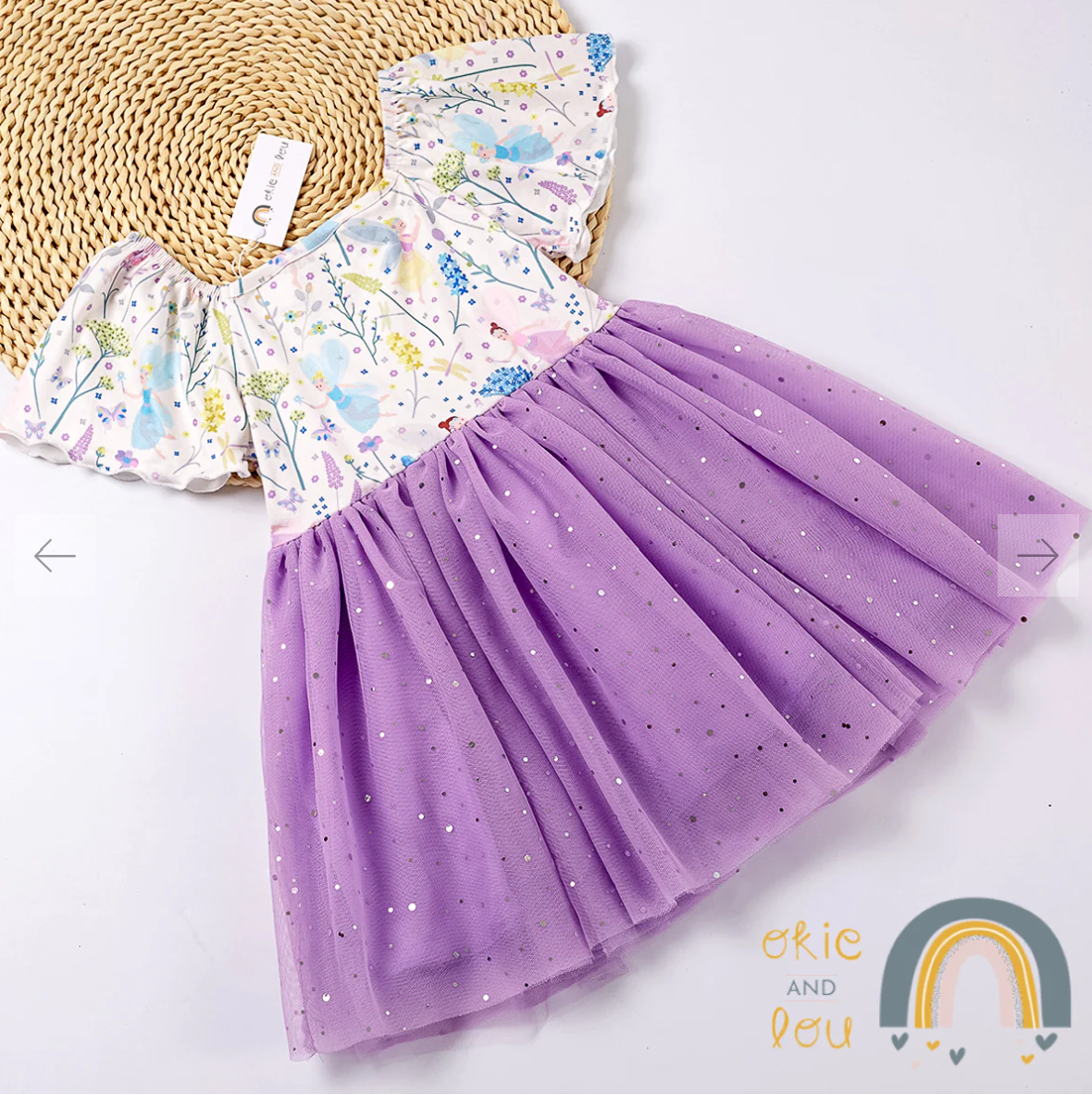 Fairies and Flowers- Girl Tulle Dress